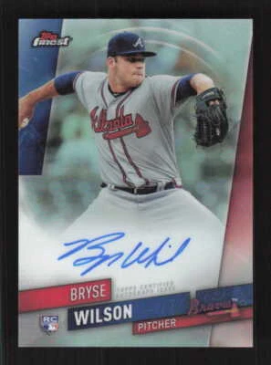 Bryse Wilson 2019 Finest Finest Autographs Auto #FA-BW - Image 1 of 2