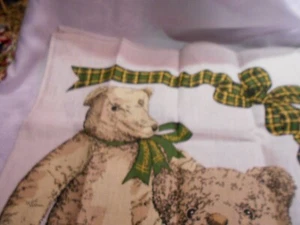HARRODS - SWEATER BEAR 19X30'' COTTON TEATOWELS - Picture 1 of 4