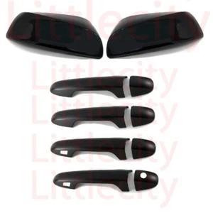 Toyota Tacoma 2016 17 18 19 20 21 mirador negro + manijas de puerta con 2 Smart K - Imagen 1 de 1