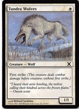 Tundra Wolves *Common* Magic MtG x1 Tenth 10th Edition SP