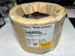 301 Edelstahl Unterlegscheibe Schaft 0,002 Zoll 0,05 mm 6 3/16 Zoll x 100 Fuß halbhart braune Metalle - Bild 1 von 4