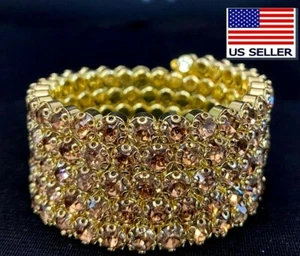 Crystal Imitation Bracelet adjustable 5.3cm - Picture 1 of 5