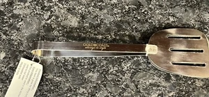 Gold Coast 9 3/4” Stainless Steel Dual Slotted Spatula Tongs - Picture 1 of 5