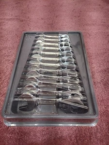 Blue Point 12 Piece Short Ratchet Spanner/ Wrench Set 8mm-19mm NEW - Foto 1 di 5