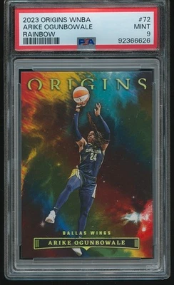 Arike Ogunbowale 2023 Panini Origins WNBA Rainbow #72 PSA 9 - Image 1 of 2