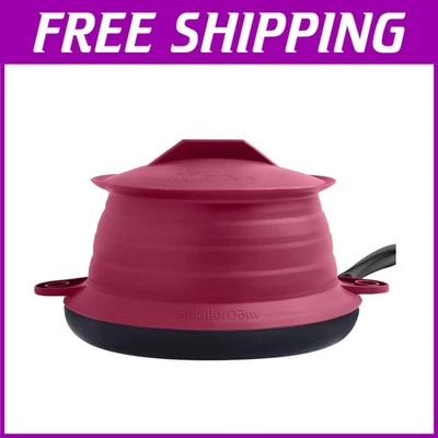 BPA-Free Silicone Splatter Guard - Collapsible and Dishwasher Safe Kitchen Tool - Image 1 of 4