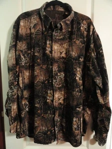NORTH RIVER OUTFITTERS MEN'S BUTTON DOWN BLACK/BROWN BUCK SHIRT XXL HUNTING - Picture 1 of 10