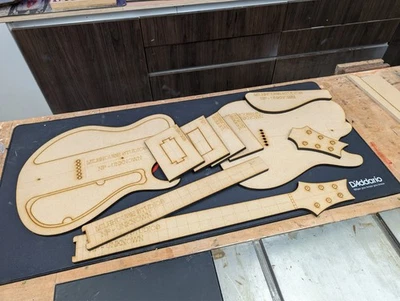 MILEHOUSE STUDIOS Modelli MDF stile PRS NF- 53