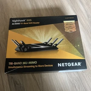 NEW Open box NETGEAR Nighthawk X6S AC4000 Tri-band WiFi Router, (R8000P) - Picture 1 of 6