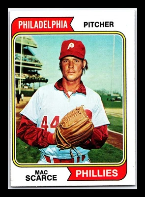 1974 Topps #149 Mac Scarce - Image 1 of 2