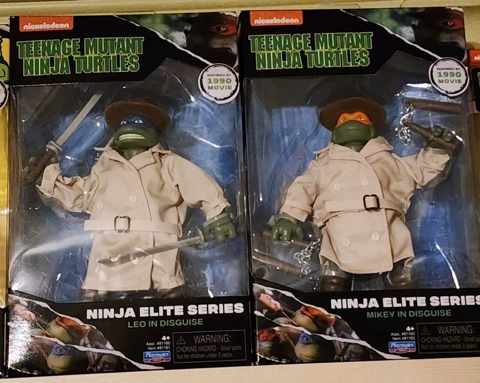 TMNT Черепашки-ниндзя Teenage Mutant: ЭЛИТНАЯ СЕРИЯ НИНДЗЯ Набор из 2 - Новый - Изображение 1 из 1