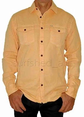 Rip Curl Mens M COLOUR BOMB LONG SLEEVE Cotton Shirts New - CSH2AJ Rrp $79.99 - Image 1 of 3