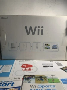 Nintendo Wii Console Bundle w/ Box, Manuals, Controller, MotionPlus, Nunchuk + 2 - Picture 1 of 21