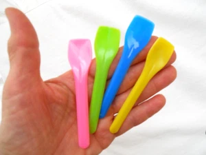 Small Plastic Spoon Testing Spoon Spatula Multicolor 500 pcs - Picture 1 of 1