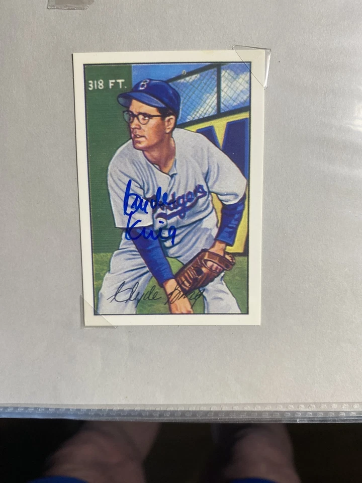 1987 C.C.C. 1952 Bowman Reprints - Clyde King #56 - Image 1 of 1