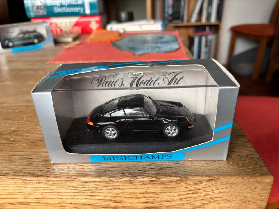 Minichamps Porsche 911, 1994, Black, 993, 1/43 - Image 1 of 4