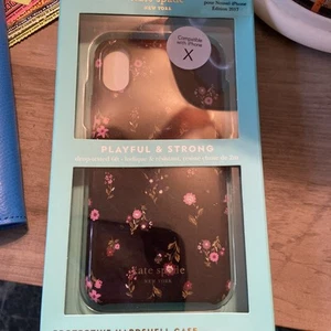 Kate Spade New York Protective Hardshell Case for Apple iPhone X & Xs (5.8") - Photo 1 sur 3