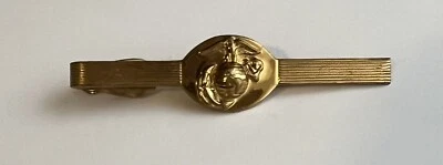 USMC Latón Tie Bar Tie Clip EGA Cuerpo de Marines Símbolo Cierre Caimán De Colección Foto 1 de 4