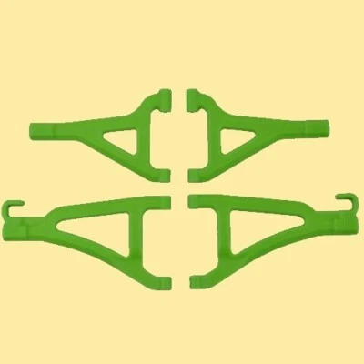 RPM 80694 Fr Upper & Lower A-arms for the Traxxas 1/16th Scale Mini E-Revo Green - Image 1 of 3