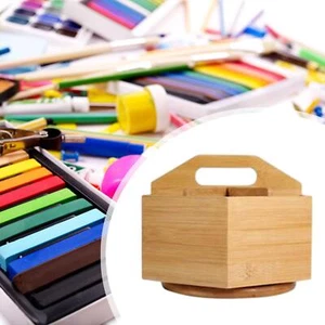 Desktop Organizer Rotatable Storage Caddy for Office School Colored Pencils - Picture 1 of 4