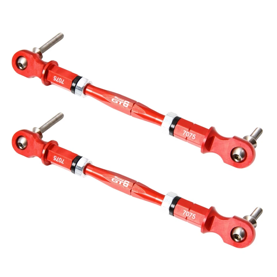 GTB CNC 7075-T6 Steering Turnbuckle set for 1/5 RC Car HPI km rv baja 5b ss 5sc - Image 1 of 1