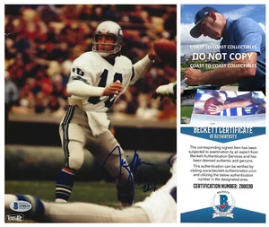 Jim Zorn signed Seattle Seahawks football 8x10 photo Beckett COA proof, auto.. - Picture 1 of 3