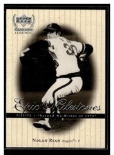 1999 Upper Deck Century Legends Epic Milestones #EM3 Nolan Ryan