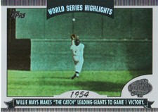 2004 Topps Baseball World Series Highlights #WS-WM1 Willie Mays 1