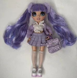 Rainbow High Jr Violet Willow Fashion Doll Playset Serie 1 Viola Tween - Foto 1 di 10