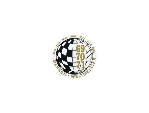 Sticker Porsche Marken Weltmeister 9.8 Cm