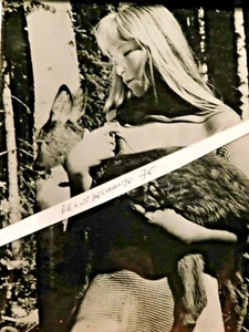 190855 MARINA VLADY et le faon JEPPE PHOTO DE PRESSE ORIGINALE " l ensoRceleuse - Picture 1 of 2
