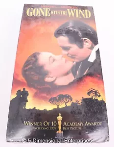 GONE WITH THE WIND (VHS, 1998, Re-Mastered) Gable Leigh Brand NEW SEALED - Picture 1 of 6