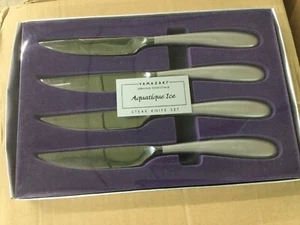 (4) Yamazaki AQUATIQUE ICE EDELSTAHL Steak Messer Set EINZELHANDEL $ 67,00 SPAREN GROSS - Bild 1 von 1