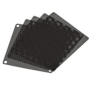 5St 80mm Computer Lüfter Filtergitter Netz Staubdicht Gehäuseabdeckung Schwarz - Bild 1 von 5
