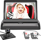 Baby Car Camera, BABYMUST 1080P Baby Car Mirror with Night Vision Function, 4.3”