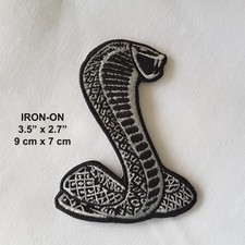 Cobra Snake Iron-on Emblem Badge Jeans Patch Cool Jacket Applique