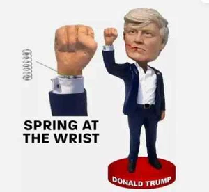 Trump 2024 Keep Fighting Bobblehead Limited Edition Presell Ornament Collectible - Picture 1 of 3