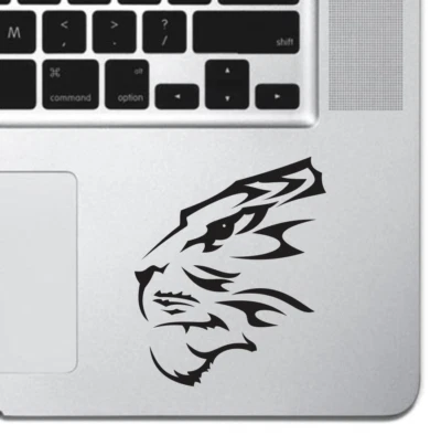 Tiger Face Tribal Tattoo Vinyl Decal Keyboard Sticker For Laptop Macbook Pro Air - Image 1 of 4