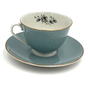Set piattini tazza da tè ROSE ELEGANS Royal Doulton antichi piattini tazza osso Cina - Foto 1 di 6
