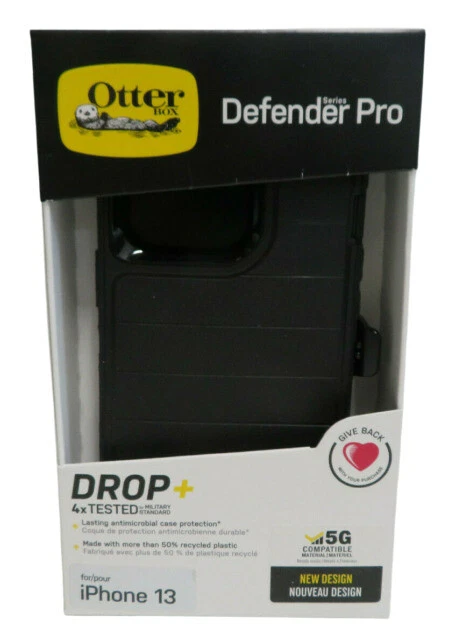 OTTERBOX Defender Pro Series Case for iPhone 13 Black
