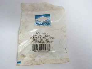 DIAMOND NO. 50 SPRING CLIP CONNECTING LINK C-4550CL-08-P - Picture 1 of 4
