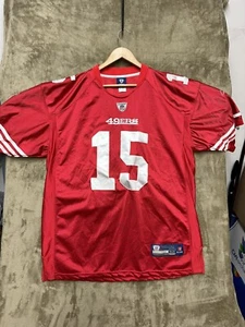 Reebok Mens NFL San Francisco 49er Michael Crabtree #15 Football Jersey Size 52 - Picture 1 of 17