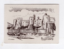 Moseley Confectionery Historical Buildings 1954. Conway Castle