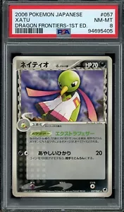PSA 8 NM-MT Japanese Xatu Dragon Frontiers 1st Ed. 057/068 Vintage Pokemon Card - Picture 1 of 2