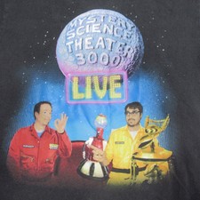 2018 Mystery Science Theater 3000 T-Shirt 30th Anniversary Live Tour Black Small