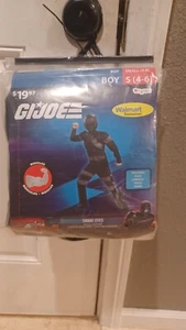 GI JOE SNAKE EYES Toddler Kids Halloween Costume Boy Size SMALL 4-6 - Picture 1 of 4