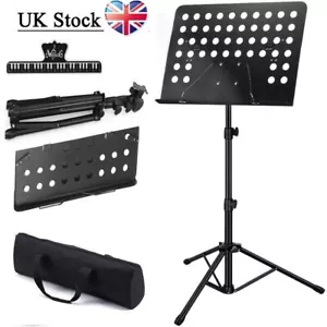 Heavy Duty Orchestral Music Stand Folding Adjustable Sheet Stand Tripod Base UK - Picture 1 of 10