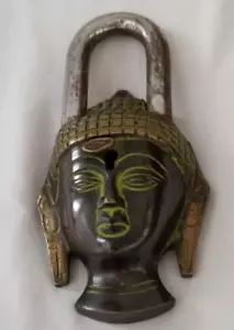New Brass Buddha Door Knocker New Indoor Outdoor Buddha Decor - Picture 1 of 3