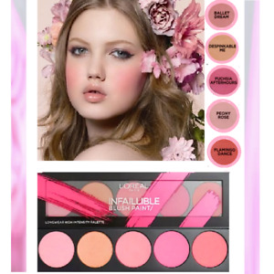 L'Oreal Infallible Paint Palette The Roses 5 X Blush Pinks