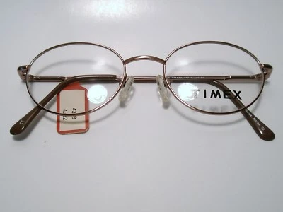 Nuevo marco de gafas de metal para hombre Timex T006 MARRÓN 49-19-140 Foto 1 de 3
